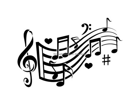 Music Clipart, Music Clip Art, Music Svg, Love Music Theme, Music ...