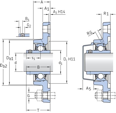 Ball Bearing Oval Flanged Units FYTB 30 TF