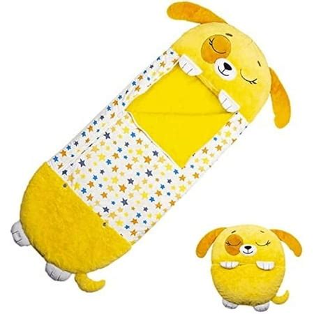 Kids Sleeping Bag with Pillow, 2-in-1 Foldable Animal Sleeping Bag ...