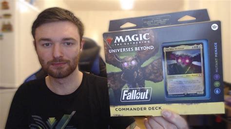 MTG FALLOUT Mutant Menace Commander Deck The Wise Mothman UNBOXING