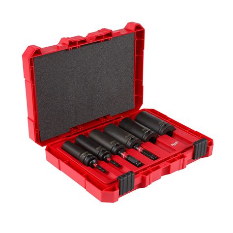 Milwaukee In Drive Size Pieces Impact Socket Set Wp