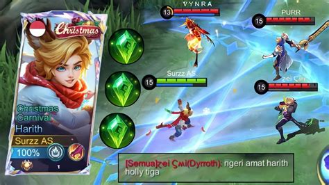 JANGAN DI COBA HARITH BUILD 3X HOLY CRYSTAL GIMANA DAMAGE NYA