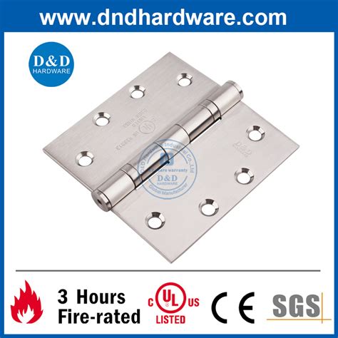 UL Listed Fire Rated Economical 4 Inch 2 Ball Bearings Door Hinge Butt