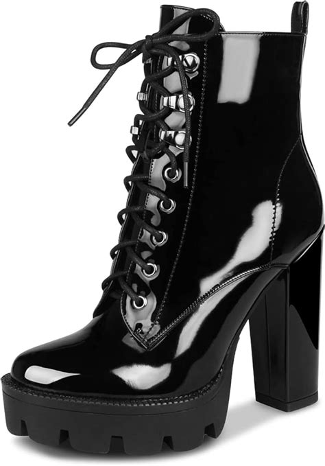 Black Platform Heels Boots