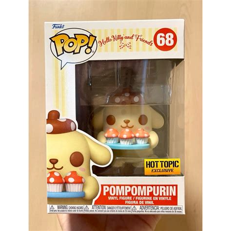 【tts】funko Pop 三麗鷗 Sanrio 布丁狗 Pompompurin 美版 Hot Topic 68 蝦皮購物