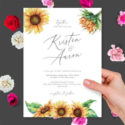 Rustic Wedding Invitations - Customize & Download or Print