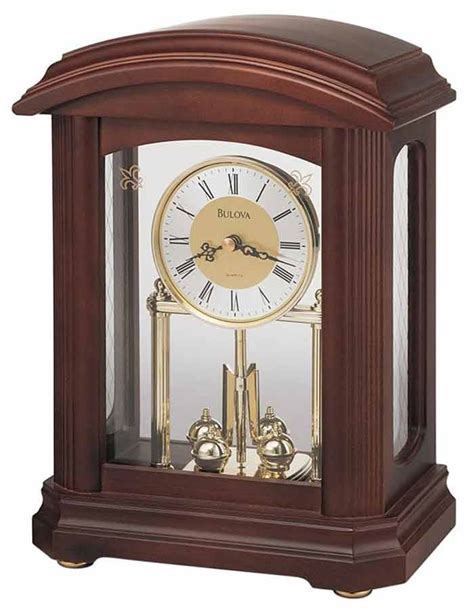 Bulova B1848 Nordale Mantel Clock The Clock Depot