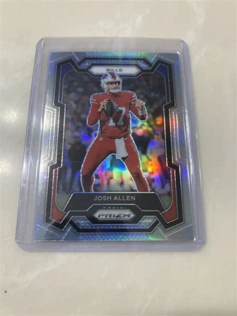 RÉFRACTEUR JOSH ALLEN 2023 Panini Prizm argent Prizm parallèle 32