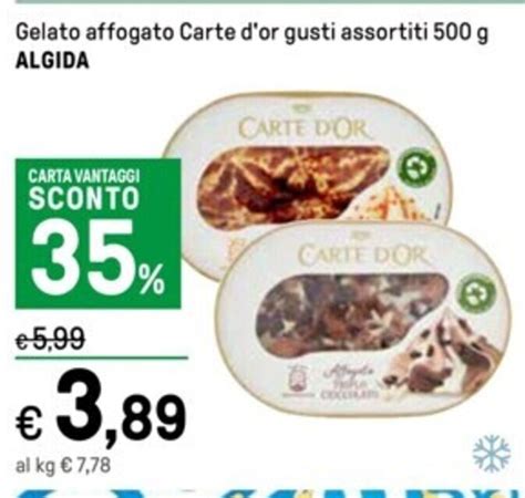 Gelato Affogato Carte D Or Gusti Assortiti 500 G ALGIDA Offerta Di Iper