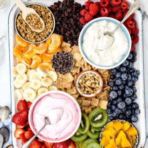 Yogurt Parfait Board Fun Breakfast Board Lil Luna