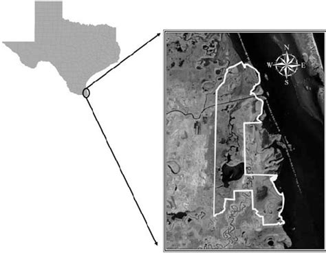 Map Of The Laguna Atascosa National Wildlife Refuge Located In The