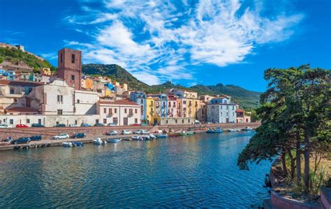 Old Village of Bosa on the River Temo Stock Photo - Image of nature, ancient: 151909056