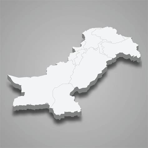 Pakistan Map 3d Vector Art, Icons, and Graphics for Free Download