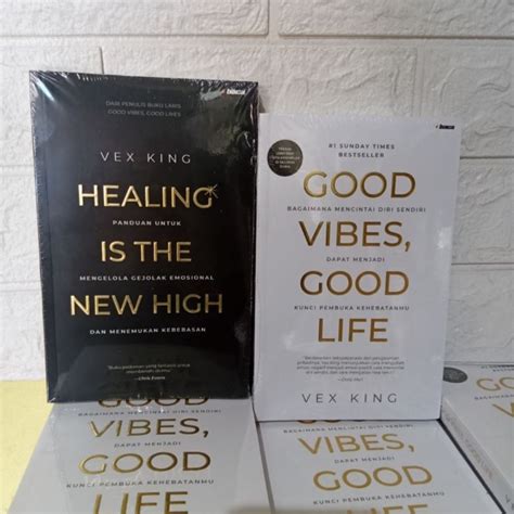 Jual Buku Good Vibes Good Life Dan Buku Healing Is The New High By Vex