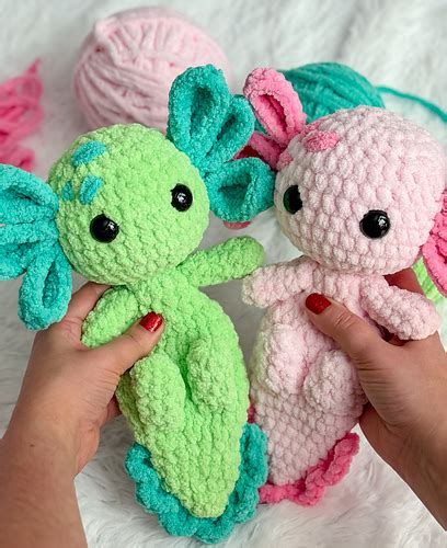 Ravelry The Friendly Axolotl Pattern By Kali Dahle