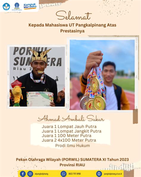 Prestasi Mahasiswa Ut Pangkalpinang Ut