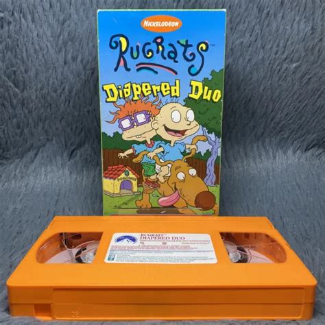 RUGRATS DIAPERED DUO VHS 1998 Tape 4 Cartoon Episodes Classic Tommy