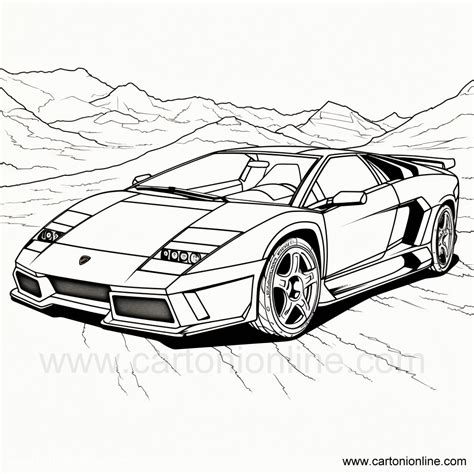 Ausmalbilder Lamborghini 14