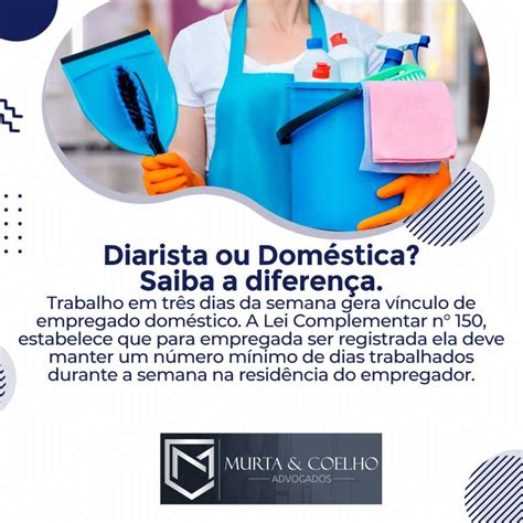 O Que Significa Doméstica - Diarista ou doméstica? Saiba a diferença. – Murta e Coelho