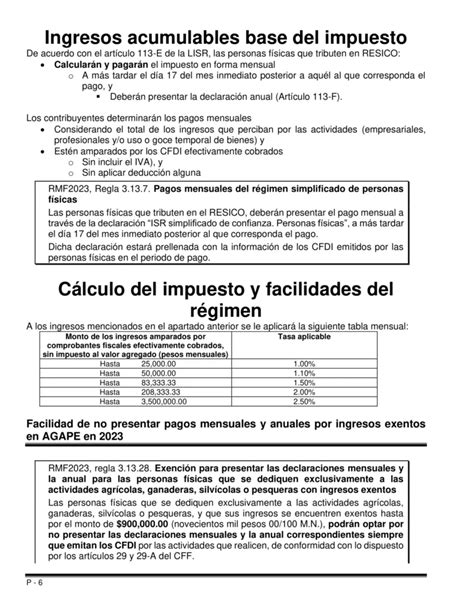 Declaración Anual de RESICO Personas Morales y Físicas 2023