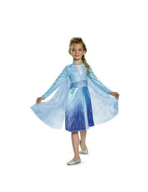 Disguise Disney Frozen 2 Elsa Girls Classic Costume Small 4 6 Ebay