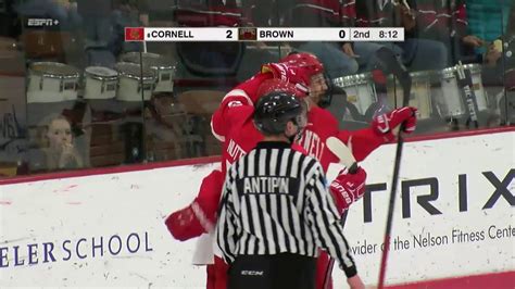 Highlights Cornell Men S Ice Hockey At Brown 2 15 19 YouTube