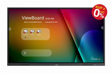 Monitor interaktywny ViewSonic ViewBoard IFP7532 uchwyt moduł WiFi