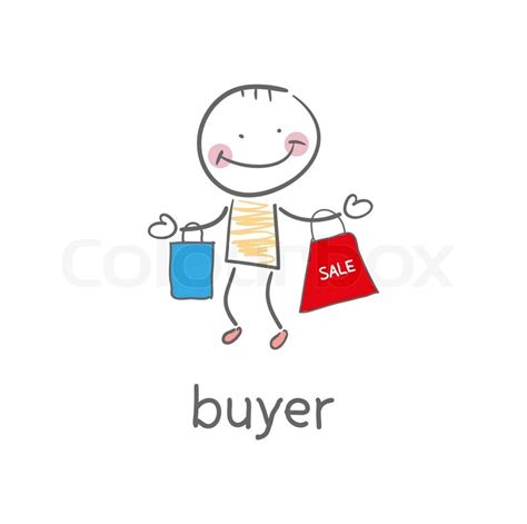 Buyer. Illustration. | Stock vector | Colourbox