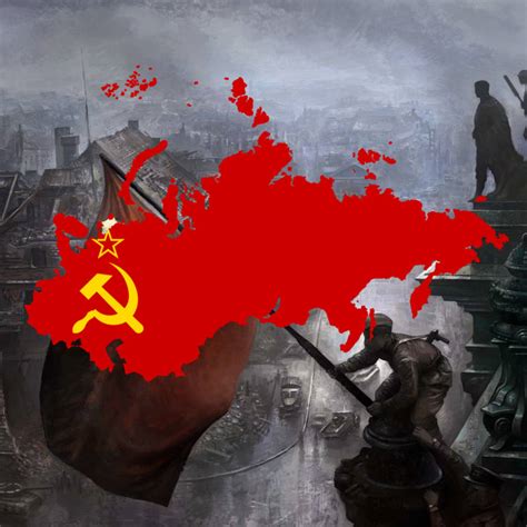 Soviet union Map Flag by Hdtvpiggy on DeviantArt