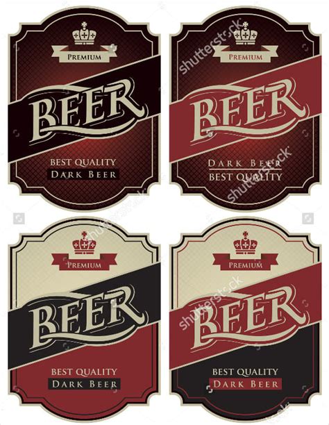 Beer Label Template Free Printable Templates