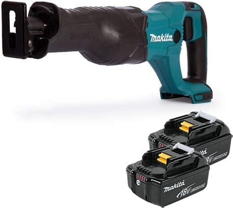 Makita Djr Z V Cordless Reciprocating Saw With X Ah Batteries