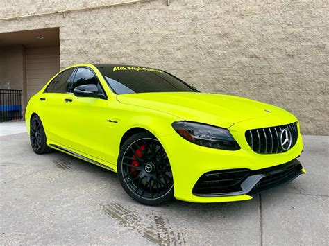 Mercedes Amg Vinyl Wrap Mile High Customs