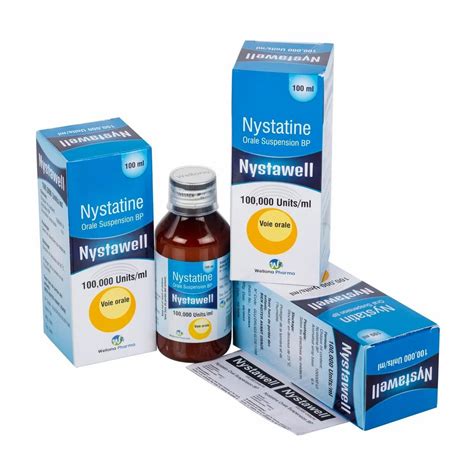 Pharmaceutical Syrup Nystatin Oral Suspension B P For Commercial