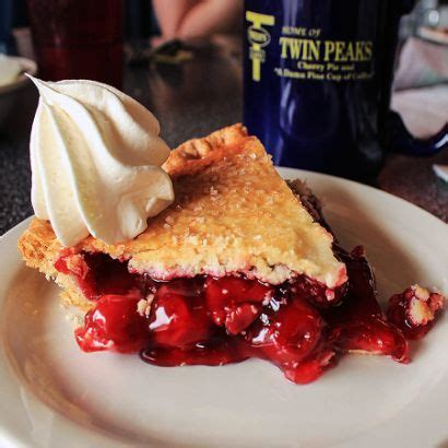 "Twin Peaks" Cherry Pie | Best diner, Food, Cherry pie