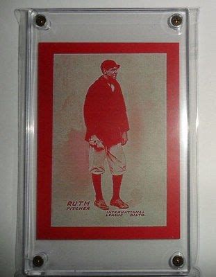 1914 BALTIMORE NEWS BABE RUTH RED ROOKIE VINTAGE RARE Antique