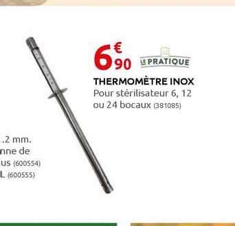 Promo Thermomètre Inox Le Pratique chez Rural Master iCatalogue fr