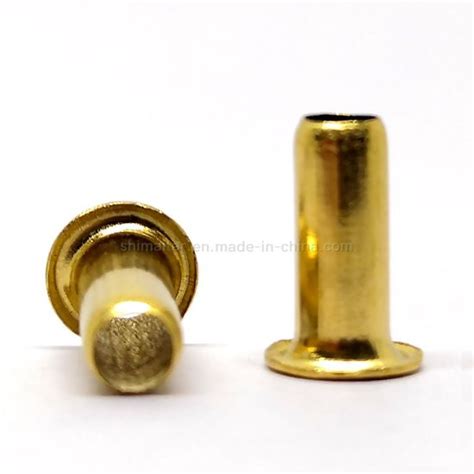 China Brass Tubular Rivets For Lining Fastener DIN 7338 Type C China