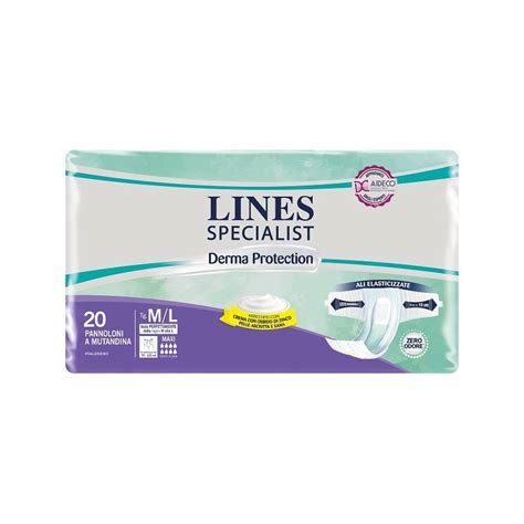 Lines Specialist Derma Maxi Pannolone A Mutandina Taglia M L Pezzi