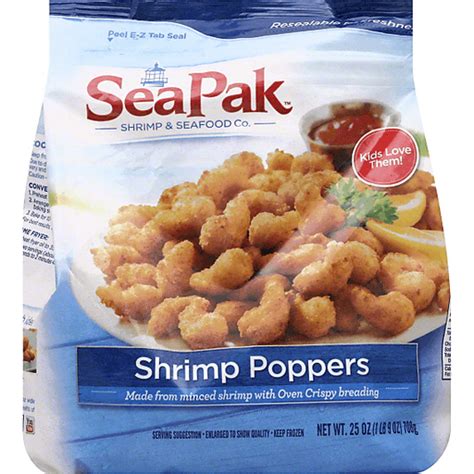 SeaPak Shrimp Seafood Co Shrimp Poppers 25 Oz Bag Shop