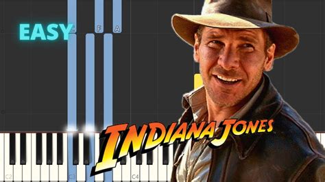 Indiana Jones Theme Easy Piano Tutorial Youtube