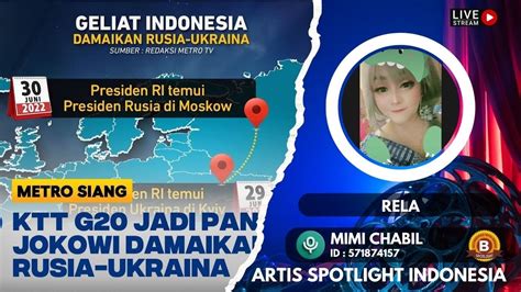 Ktt G Jadi Panggung Jokowi Damaikan Rusia Ukraina Rela Live Mimi