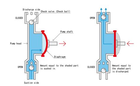 diaphragm vacuum pump diagram