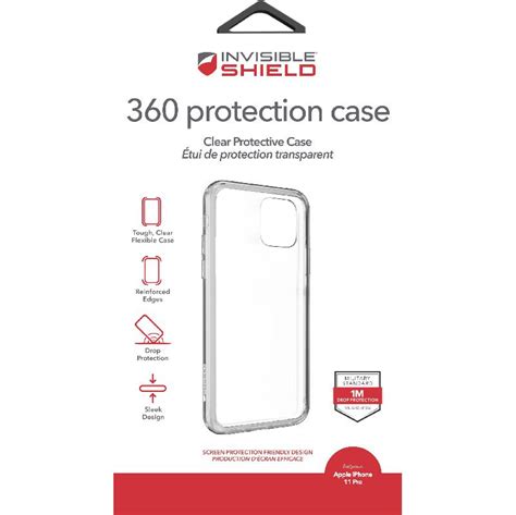 Zagg 360 Protection Back Cover Mobile Case For Iphone 11 Pro Clear Zagg