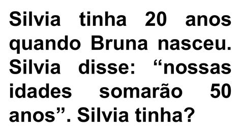 PROBLEMA DE ENVOLVENDO IDADES EQUAÇÃO DO PRIMEIRO GRAU MATEMÁTICA