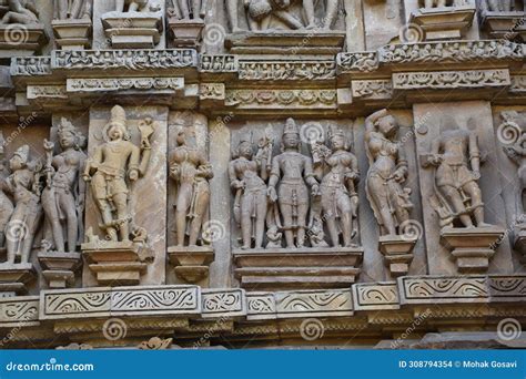 Magnificent View of Vishwanath Temple at Khajuraho in India Stock Photo - Image of culture ...