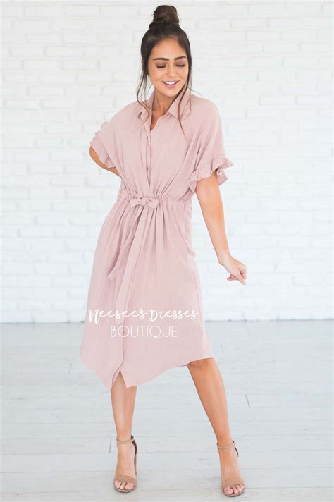 Blush Pink Modest Dress Best And Affordable Modest Boutique Cute