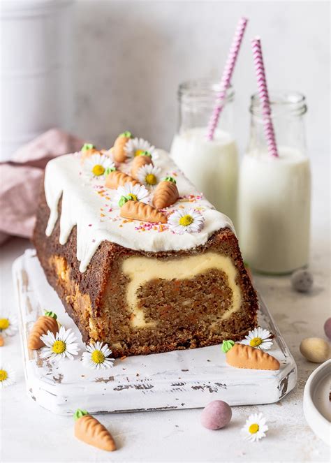 Saftiger Carrot Cake Karottenkuchen mit Cheesecakefüllung Emma s