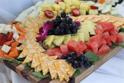 Fruit And Cheese Platter Food Presentation Food Cheese Platters