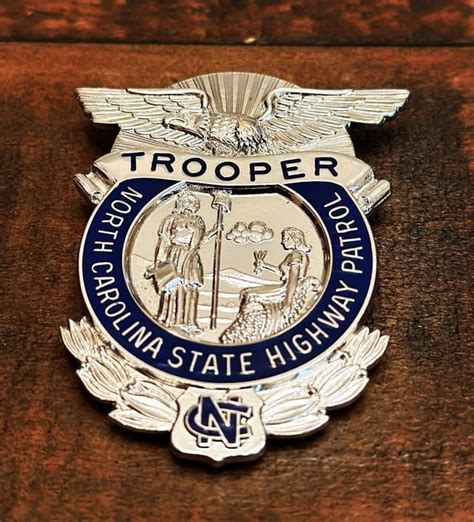 North Carolina State Highway Patrol Wallet Badge : r/PoliceBadgeCollectors