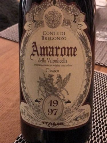 Conte Di Bregonzo Amarone Della Valpolicella Classico Vivino US